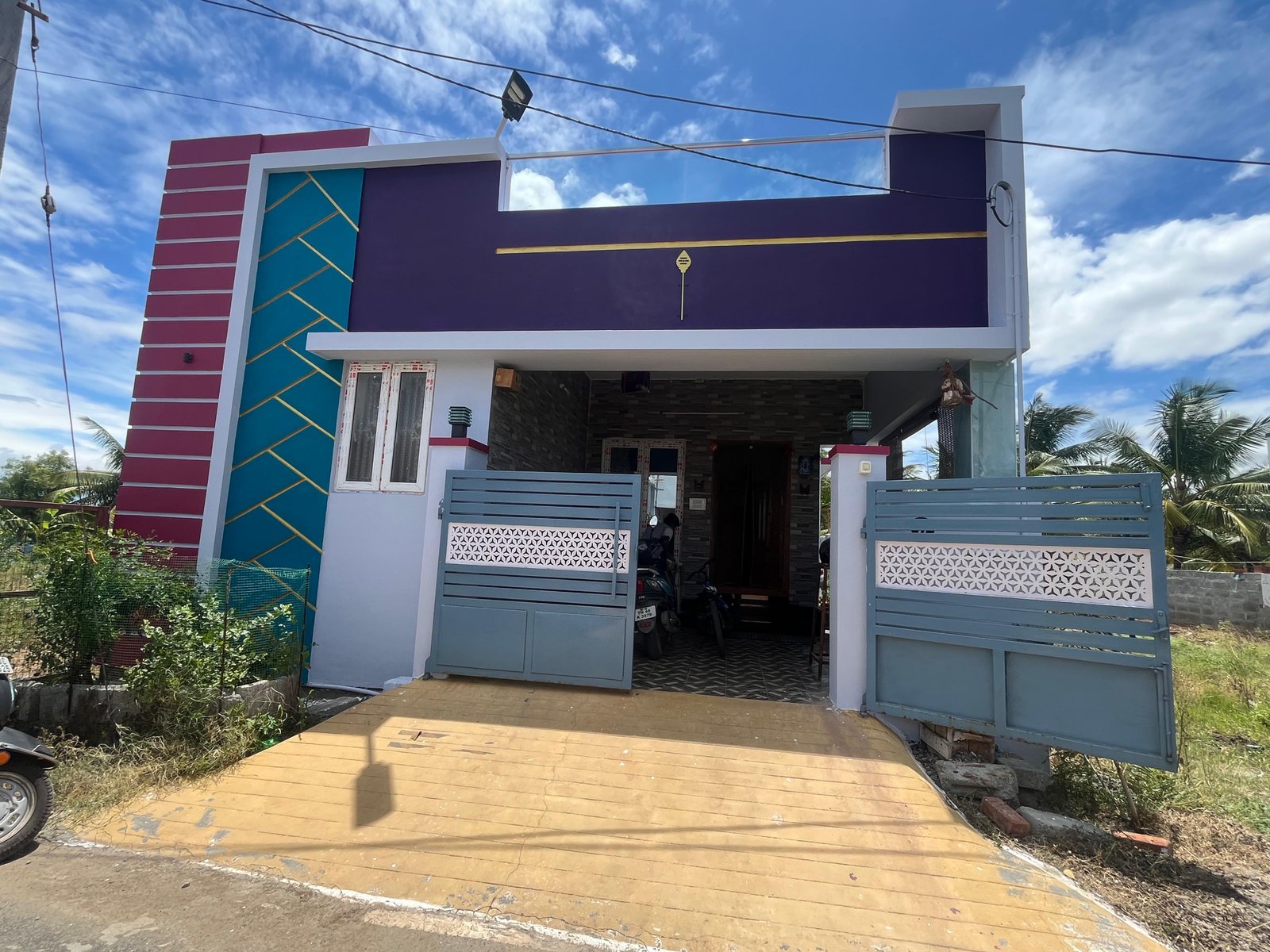 Exterior painting work by Annai Paints